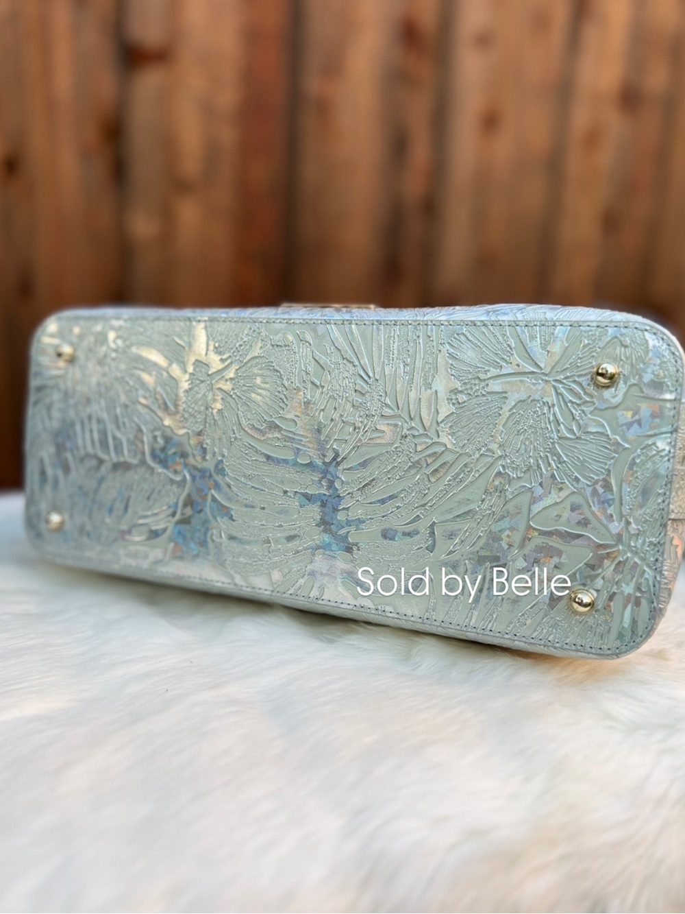 NWT Brahmin Large Duxbury & Ady Wallet Silver Serenade SET - Picture 5 of 6